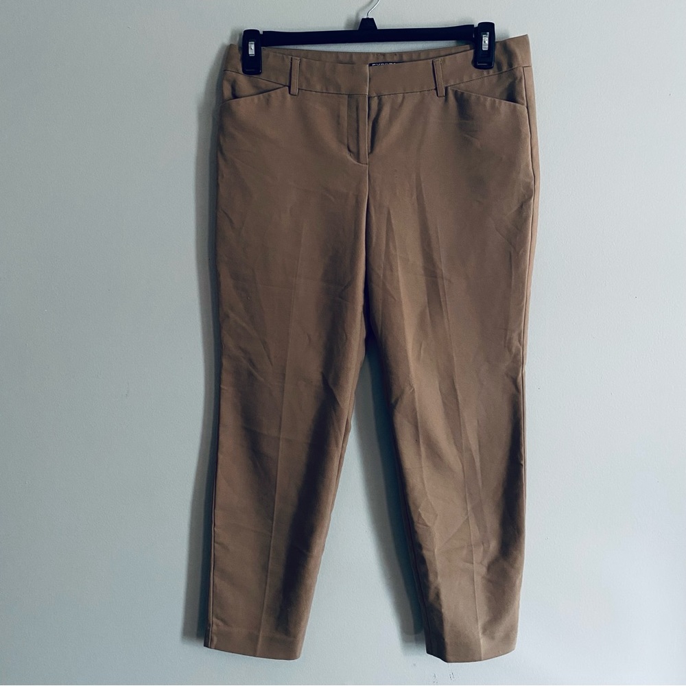 EXPRESS Women's Tan Khaki Editor Dress Pants Size 8R